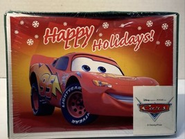 Disney Pixar 10 Christmas Cards Lightning McQueen Holiday Cards Sealed Free Ship - $9.85