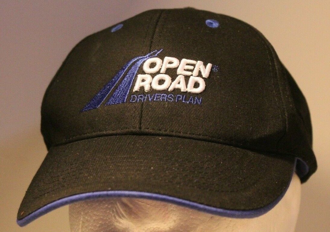 Primary image for Open Road Drivers Plan CDL Snapback Cap Hat Black ba2