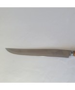 Stainless Steel USA Made Carving Knife Brown Bakelite Handle Vintage 8&quot; ... - $31.19 CAD
