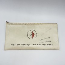 Western Pennsylvania National Bank Zippered Deposit Bag Advertising - £11.67 GBP