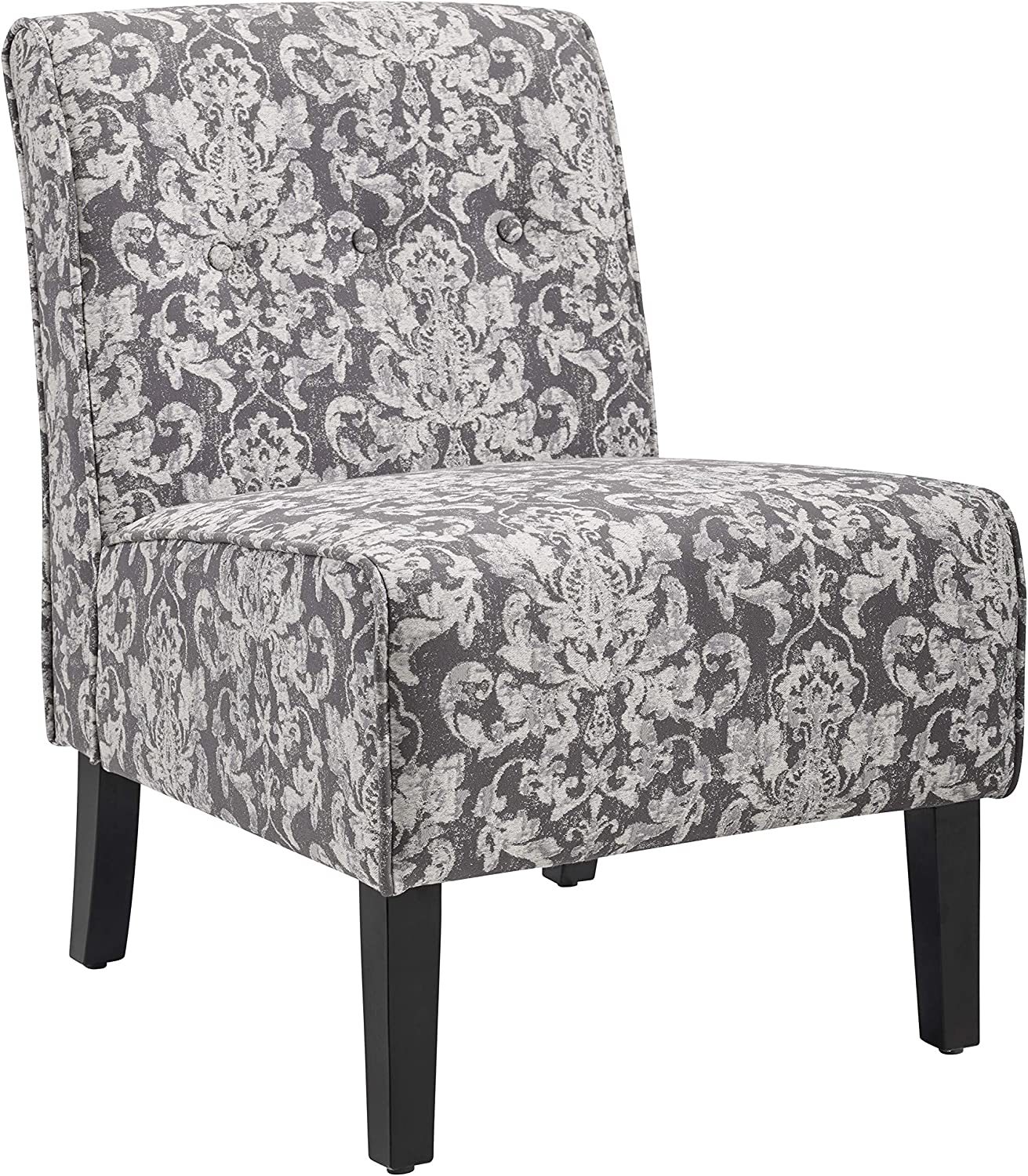 Primary image for Linon Coco Accent Chair, Gray Damask