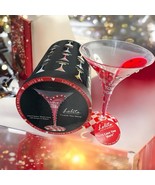 Rare Lolita “I Love You More” Hand Painted Love My Martini Glass- Recipe On - $81.77 CAD
