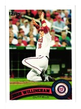 2011 Topps Baseball Card Washington Nationals 225 Josh Willingham Outfield - £2.39 GBP