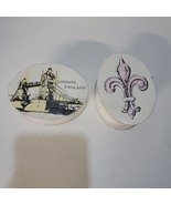 Set of 2 London England Gift Boxes Collectible Box with Lids 4&quot; X 3&quot; New - $1.95