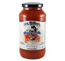 Mrs. Miller&#39;s Chunky Italian Pasta Sauce. 3-Pack 25.5 oz. Jars - $33.61