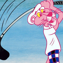 Limited Edition PINK PANTHER Golf Sericel 13X16 COA! - $38.39