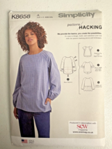 Simplicity K8658 Pattern Size A XXS-XXL Pattern Hacking Uncut 2018 - $164.91 MXN