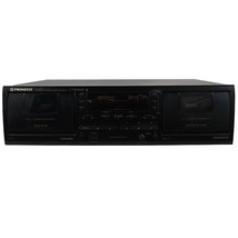 Pioneer CT-W402R Stereo Double Cassette Recorder Player TESTED - $45.53
