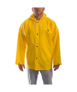 Tingley J56107 DuraScrim Storm Fly Front Hooded Jacket, Yellow, Large - $34.25