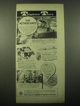 1948 Bell Telephone Ad - Telephone Tours The Netherlands - $18.49