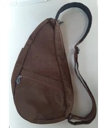 AmeriBag Medium Healthy Back Sling Bag Brown Backpack Hiking Travel U - $661.32 MXN