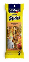 Vitakraft Crunch Sticks Golden Honey Flavor Cockatiels Treats for Cockatiels  - £9.24 GBP