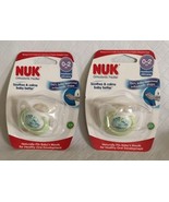 NUK orthodontic pacifier 2 newborn 0-2 months silicone Unisex NEW BPA Free - £7.98 GBP