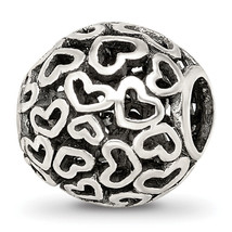 Silver Reflections Hearts Bali Bead QRS2399 - £27.33 GBP