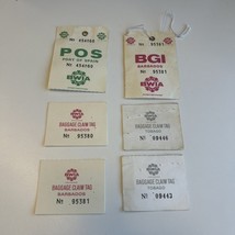British West India Airways BWIA Airline Luggage Tag Lot Barbados, Tobago... - $27.57 CAD
