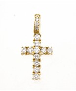 Diamond Unisex Charm 14kt Yellow and White Gold 453855 - $1,221.15 CAD