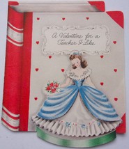 Vintage A Hallmark Card A Valentine For A Teacher I Like Valentine Card - $5.99