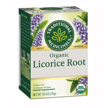 Traditional Medicinals Organic Licorice Root Tea, 16 Wrapped Tea Bags - £9.15 GBP