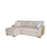 Bob&#39;s Discount Furniture Playday Beige 93&#39;&#39; 2 Piece Left Arm Facing Pop-... - $659.00