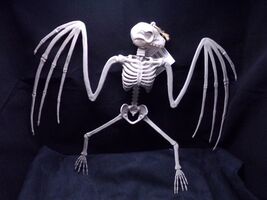 FORUM 12" BAT SKELETON FIGURE PROP ACCESSORY 79283 w/ MOVEABLE LIMBS - $15.72