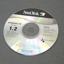 SanDisk Digital Audio Player Installation CD Version 1.2 Win 98SE Driver - £3.15 GBP