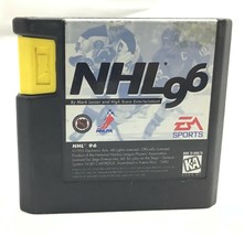 Vintage EA Sports NHL 96 Hockey Sega GENESIS Video Game Cartridge 1996 - £11.85 GBP