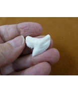 s3-30) 1&quot; White TIGER SHARK TOOTH Teeth jewelry silver/gold wired pendan... - $26.66 CAD