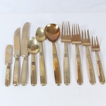 Thailand Solid Bronze King Design Knives Forks Spoons 131pc Dinner Salad Soup - £27.40 GBP