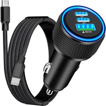 [Apple MFi Certified] iPhone 16 Fast Car Charger, Rombica 3-Port 67W USB-C&amp;USB- - $20.78