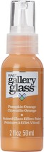 FolkArt Gallery Glass Paint 2oz-Pumpkin Orange - $15.51