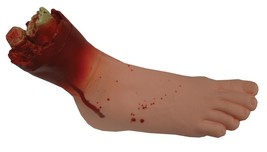 Morris Costumes -Bloody Right Foot -  Halloween Prop - Dr. Evil - Gory Body Part - £10.53 GBP