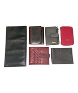 Lot of 6 Leather Wallets & Key Holders Mundi Ben Sherman Travel Princess Gardner - $24.99