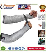 EN388 Level 5 Cut Resistant Arm Sleeves for Ultimate Protection - Large ... - $590.63 MXN