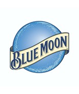 Blue Moon Beer Decal Bumper Sticker - £2.86 GBP+