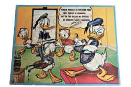Vtg Walt Disney Productions Donald Duck Tray Puzzle Jaymar Specialty Co NY - £11.74 GBP
