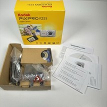 Kodak PixPro FZ51 16MP 5x Optical 720p HD Video Blue Compact Camera New In Box - £100.61 GBP