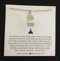 Bryan Anthonys Tribe Tepee Yellow Gold Friendship Necklace - £31.38 GBP