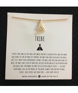 Bryan Anthonys Tribe Tepee Yellow Gold Friendship Necklace - £31.93 GBP