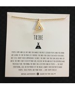 Bryan Anthonys Tribe Tepee Yellow Gold Friendship Necklace - $903.76 MXN