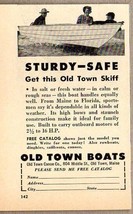 1952 Print Ad Old Town Boats Skiff Old Town,Maine - £7.10 GBP