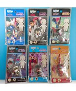 Bundle of 6 Kewpie Japan Anime Mascot Key Straps - Mazinger Z, Gatchaman... - $2,320.52 MXN