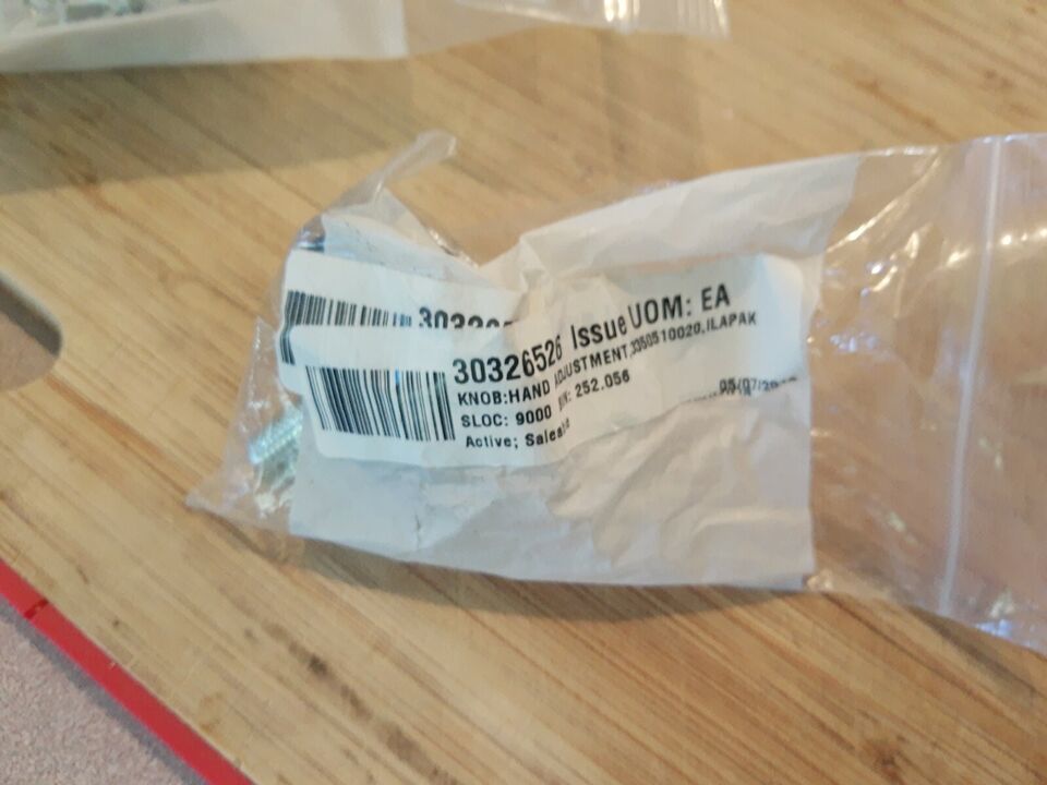 NEW ILAPAK Packing Adjustment Knob Hand turn screw #  SFVOLMBT5M12 33505... - $37.99