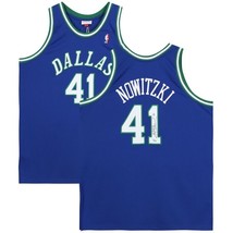 Dirk Nowitzki Autographed Mavericks Blue Authentic 1998-99 Jersey Fanatics - £545.37 GBP