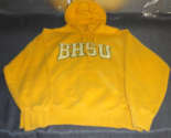 Black Hills State Hoodie Mens Hooded HOODIE Sweatshirt BHSU YELLOW JACKE... - $26.99