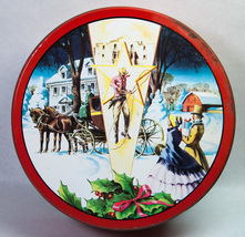 Deluxe Fruit Cake 8&quot; Tin Collin Street Bakery Corsicana Texas Christmas ... - €4,30 EUR