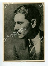 Ronald COLMAN-MOVIE Star Fan PHOTO-1920&#39;s Fn - £17.17 GBP