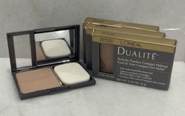 3 Loreal Dualite Perfectly Flawless Compact Makeup - Seashell Beige - 0.... - $19.80