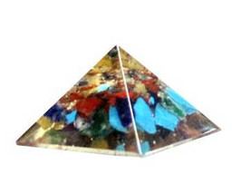 25-30mm Orgone Mixed Stone Pyramid - £21.02 GBP