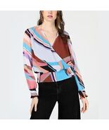 Bar III Sunset Wave Wrap Top - $23.40