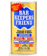 BAR KEEPERS FRIEND Cleanser Polish Stainless Steel  Fiberglass Porcelain... - $409.95 MXN